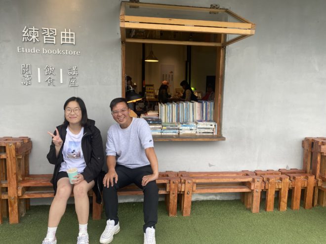 採訪合影留念